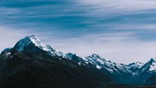 Landscape rocks hills sky clouds nature snow Custom Gaming Mat Desk picture