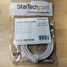 USBLT2MW Startech 6ft USB to Lightning Cable Long iPhone / iPad / iPod Charger picture