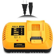 DCB118 Replacement Fast Charger 3Ah for DeWalt 20V 60V Max Batteries picture