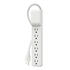 Belkin 6-Outlet Home/Office Surge Protector with 10' Power Cord, White picture