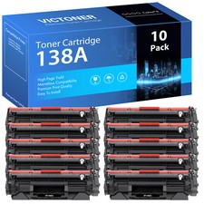10PK W1380A Toner Compatible With HP 138A LaserJet Pro 3001dw 3101fdw WITH CHIP picture