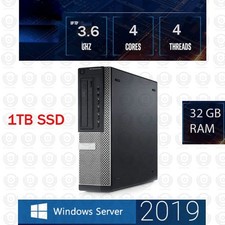 Dell QUAD CORE 32GB RAM 1TB SSD Window server 2019 picture