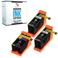 3-Pack Compatible CMYi Series 23 Ink Cartridges fits Dell V515w All-In-One picture