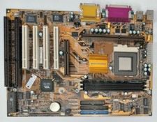 Elitegroup P6BAT-A+ Socket 370 / Slot 1 Retro Motherboard + Celeron 500MHz + 128MB picture