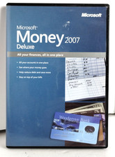Microsoft Money Deluxe 2007 Personal Finance Software CD Deluxe Edition B1 picture
