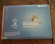 Vtg. Gateway C.D. Microsoft Windows XP Professional 2002 Version 1.0 Sealed picture
