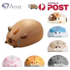 Akko Capybara Wireless Mouse Cartoon Cat 2.4G Cordless Right Handed Laptop USB  picture