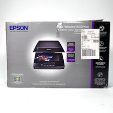 Epson Perfection V550 Photo Color Scanner 6400 DPI Film Negatives Open Box NEW picture