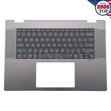 New Gray Palmrest Backlit Keyboard For HP ENVY X360 16-AC / 16-AD N86657-001 US picture