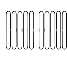 10Pcs Black Notebook Elastic Spring Bands Connecting Insert Refill Replacement picture