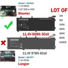 LOT H5H20 RRCGW Battery For Dell Precision 5510 5520 5530 5540 XPS 15 9560 9550 picture
