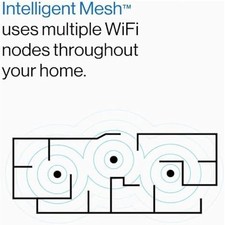 Linksys MX8400-RM2 AX4200 Velop Mesh WiFi 6 Router System 2-Pack - White picture