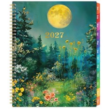 Planner 2027 Weekly Monthly 9 x 11 Calendar Book Tabs picture