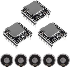 MP3 player audio module 3pcs with metal shell speaker 64MB for Arduino RX TX picture