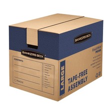 Moving Box 6 Pack 18x18x24 Reinforced Handles Tape Free Bankers Large Prime picture