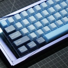 Keyboard Jelly Keycaps Set 164Keys Cherry Profile Blue Keycaps 60% 65% 75% 10... picture