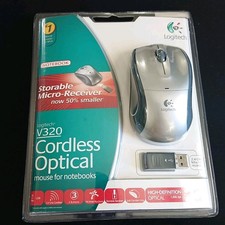 Logitech V320 Cordless Optical Mouse for NOTEBOOK 2.4 GHz Micro Receiver picture