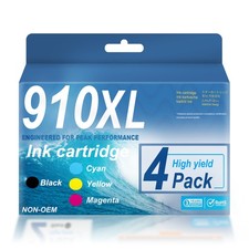 4PK 910XL Ink Combo W/Chip for HP OfficeJet Pro 8010 8020 8022 8025 8028 8030 picture