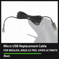 Razer Micro USB Replacement Cable for Basilisk, Viper Ultimate, Mamba Wireless picture