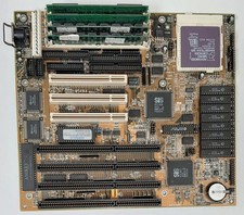 MSI MS-4144 ISA PCI retro 486 motherboard + AMD 80486DX4 100MHz + 16MB RAM picture