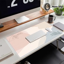 1pc Multi-size Table Mat, Abstract Leaf Theme Mouse Mat, Non-slip Rubber Base picture
