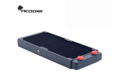 FREEZEMOD TSRP-BP240 240mm Radiator Copper Fins 27mm Matte Black RoHS Certified. picture
