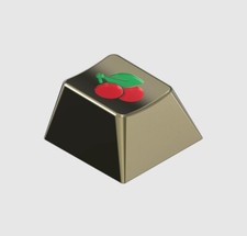 RAMA GMK Red Alert - Brass Artisan Keycap NEW picture