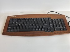 SWEDX Wooden Wired Keyboard picture