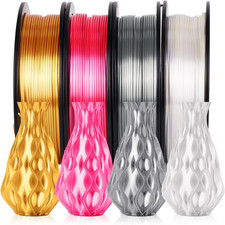 3D Printer PLA Filament Bundle, 1.75mm Silk Filament Pack, 250g Multicolor picture