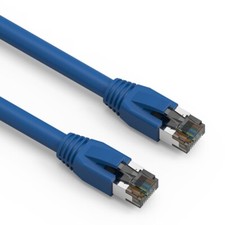 Fuji Labs Cat8 S/FTP Ethernet Network Cable 2GHz 40G (Cat 8, Blue) picture