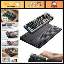 Extra-Large Ergonomic Wrist Rest & Keyboard Stand, Soft Memory Foam Cushion, Car picture