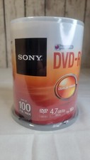 Sony 100DMR47SP DVD-R 16x 4.7GB Recordable Storage - 100 Pack New Sealed picture