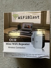 WIFI BLAST Wireless Repeater Wifi Signal Extender 300Mbps Amplifier Booster picture