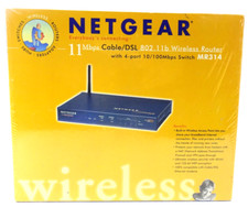 Netgear MR314 802.11b Wireless Cable / DSL Router with 4-Port Switch SEALED BOX picture