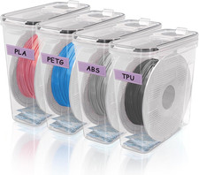 3D Printer Filament Storage Box, 4-Pack Dry Box with Reusable Silica Gel Desicca picture