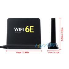 External tri-band SMA Intel AX210 wireless network card extension antenna WIFI6E picture