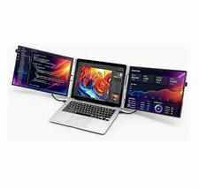 15in Portable Triple Screen Extender 1920x1080 16:9 USB-C HDMI USB-A picture