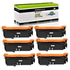 6PK CE250A Toner Cartridge Compatible for HP Color LaserJet 3525n 3525dn CP3525x picture