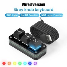 RGB Macro Programming Keyboard 3 Keys 1 Knob Hot Swap Fast Delivery 7-11 Days picture