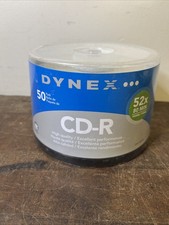 New - Dynex CD-R 52X 80 Min 700MB 50 Pack Recordable Compact Discs - Sealed picture