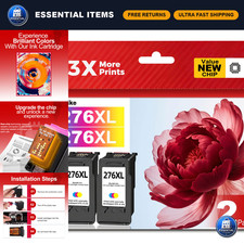 High-Quality 276XL Color Ink Cartridges Replacement, 2 Pack for Canon Printers picture