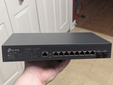 TP-Link 8 PORT Gigabit Switch T2500G-10MPS JetStream L2 8x GLan 2x SFP picture