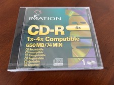 IMATION CD-R 1x-4x Compatible 650 MB / 74 MIN (New-Sealed) picture