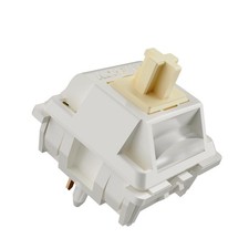 GATERON Creamy Keyboard Switches RGB LED Heavy Tactile 5 Pin Pre-lubed 45gf S... picture