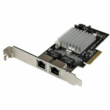 StarTech Dual Port PCIex4 Gigabit Ethernet Server Adapter Card Intel i350 picture