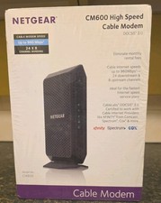 NEW/SEALED / NETGEAR CM600 High Speed Cable Modem picture