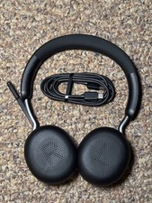 Jabra Evolve2 65 Headset Wireless Bluetooth Microsoft Teams - Great Condition picture