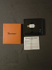 Techkey BT833 Black USB Long Range 5.3 Bluetooth Adapter picture