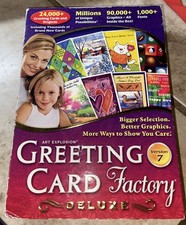 Greeting Card Factory Deluxe (PC Software) - New Sealed Disc. picture