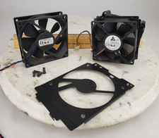 2x Computer Cooling Fan - AUB0812VH Delta 12V Heat Sink DSB0912M HP Desktop picture